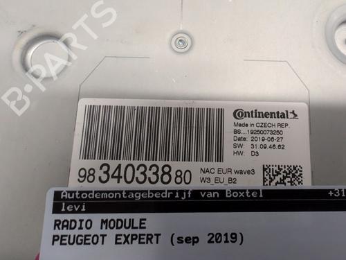Radio PEUGEOT TRAVELLER Bus (V_) 1.5 BlueHDi 120 | BP26047781E6 