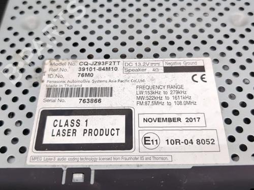 Electronic module SUZUKI CELERIO (LF) 1.0 (AVK310) | BP36861632M83  - Image 6