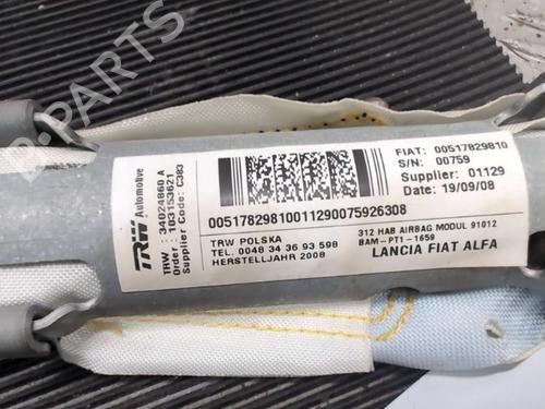 Left curtain airbag FIAT 500 (312_) 1.2 (312AXA1A) | BP29710231C11 