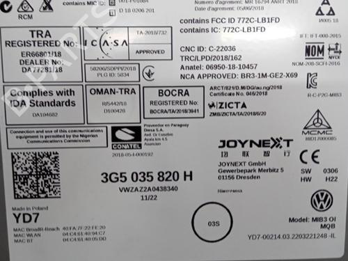 Control unit VW POLO VI (AW1, BZ1, AE1) 1.0 TSI | BP27261061M11 - Image 2