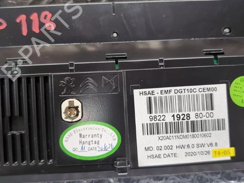 Display monitor PEUGEOT 3008 II SUV (MC_, MR_, MJ_, M4_) 1.2 THP/ PureTech 130 (MRHNSM, MRHNSU, MRHNSJ, MRHNYW,... | BP29539951C48 
