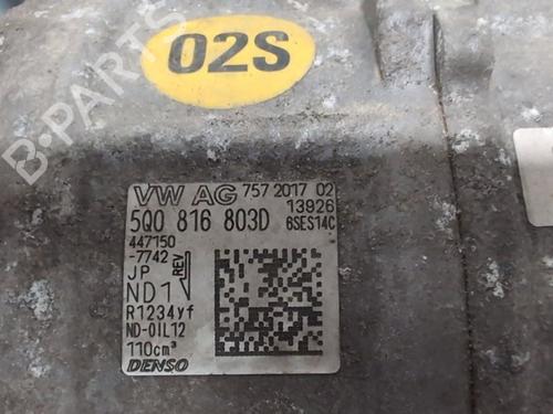 AC compressor VW GOLF VIII (CD1, DA1) 2.0 TDI GTD | BP27893187M34 
