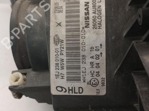 Left headlight NISSAN PRIMERA (P12) 1.8 | BP27233108C28 