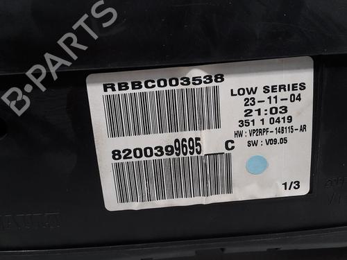 Instrument cluster RENAULT MEGANE II Estate (KM0/1_) 1.9 dCi (KMRG, KM1G, KM0G, KM2C) | BP27227541C47 