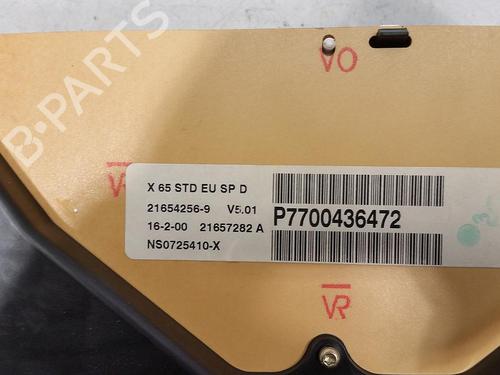 Instrument cluster RENAULT CLIO II (BB_, CB_) 1.2 LPG | BP27226747C47 