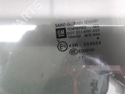 Rear left door window OPEL MOKKA / MOKKA X (J13) 1.6 CDTI 4x4 (_76) | BP27227629C20 