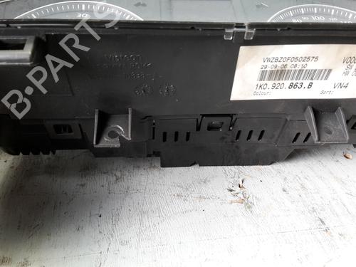 Instrument cluster VW GOLF PLUS V (5M1, 521) 1.9 TDI | BP27226206C47