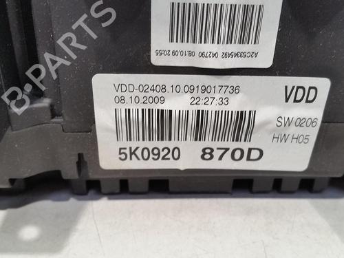 Instrument cluster VW GOLF VI (5K1) 1.4 TSI | BP27226451C47 - Image 7