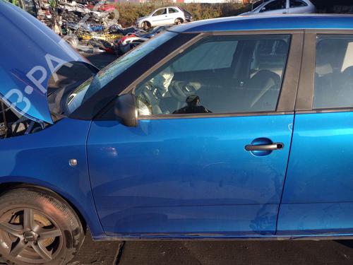 Used Left front door SKODA FABIA II (542) 1.2 12V (60 hp) 27232047