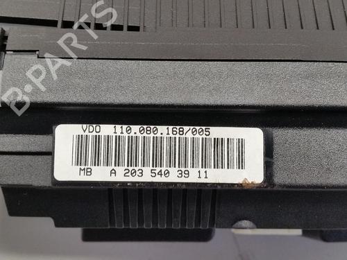 Instrument cluster MERCEDES-BENZ C-CLASS (W203) C 200 CDI (203.004) | BP27227031C47 