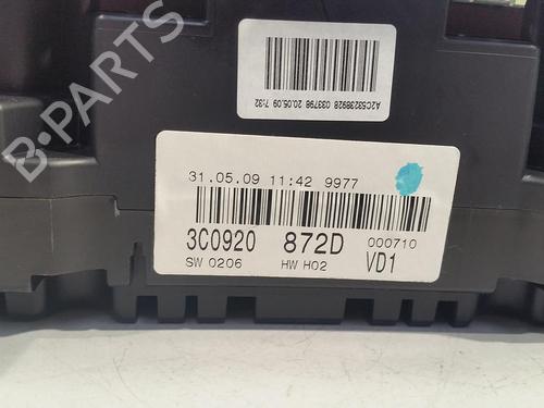 Instrument cluster VW PASSAT B6 (3C2) 1.4 TSI EcoFuel | BP27227484C47 