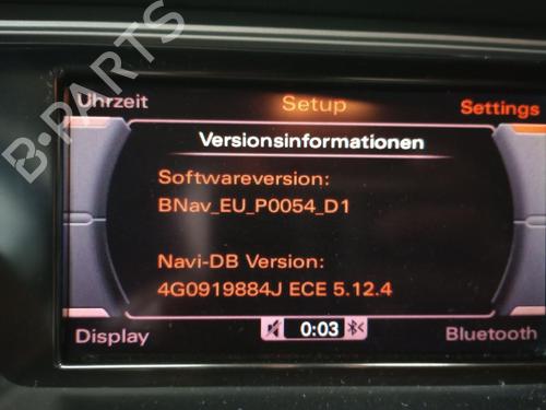 Radio AUDI A4 B8 Avant (8K5) 2.0 TFSI | BP27231228E6 