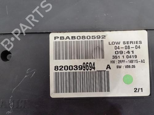 Instrument cluster RENAULT MEGANE II (BM0/1_, CM0/1_) 1.6 16V (BM0C, CM0C) | BP27226823C47 