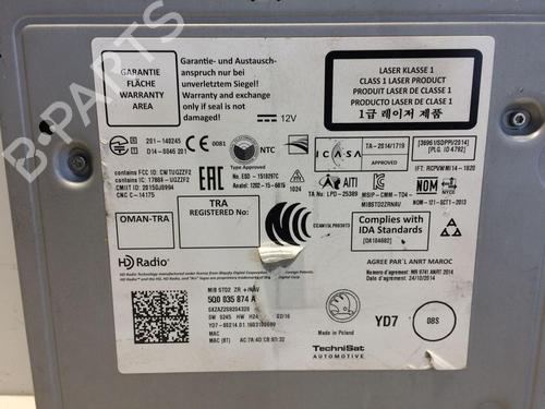 Radio SKODA OCTAVIA III Combi (5E5, 5E6) 2.0 TDI | BP27233496E6 