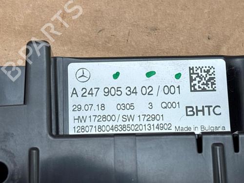 Climate control MERCEDES-BENZ A-CLASS Saloon (V177) A 180 d (177.103) | BP38832572I5 - Image 3