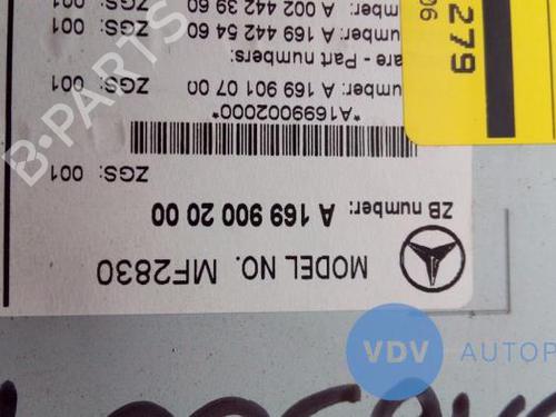 Radio MERCEDES-BENZ A-CLASS (W169) A 180 CDI (169.007, 169.307) | BP25944910E6 