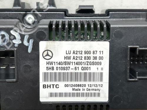 Climate control MERCEDES-BENZ E-CLASS (W212) E 350 BlueTEC 4-matic (212.094) | BP38823308I5 - Image 3