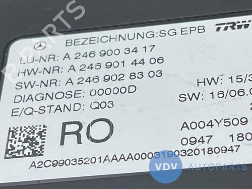 Electronic module MERCEDES-BENZ B-CLASS Sports Tourer (W246, W242) B 200 CDI / d (246.208) | BP28017173M83 