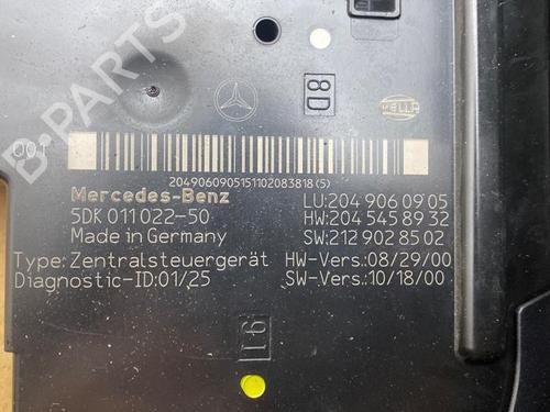 Electronic module MERCEDES-BENZ GLK-CLASS (X204) 220 CDI 4-matic (204.984, 204.997) | BP38844446M83 - Image 3
