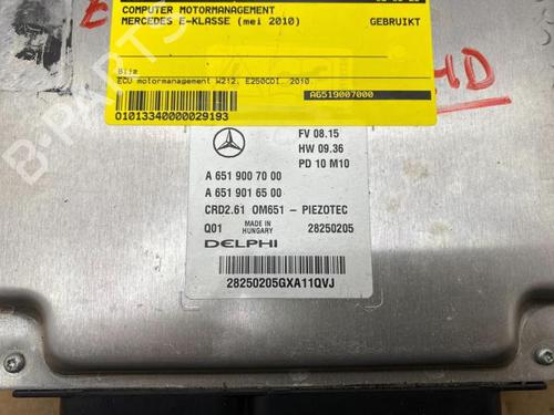 Engine control unit (ECU) MERCEDES-BENZ E-CLASS (W212) E 250 CDI / BlueTEC (212.003, 212.004) | BP38850751M57 - Image 4