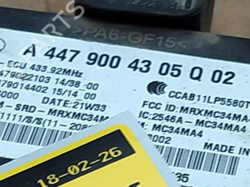 Electronic module MERCEDES-BENZ VITO Van (W447) 114 CDI (447.601, 447.603, 447.605) | BP38817616M83 - Image 2