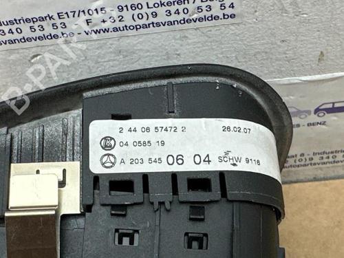 Headlight switch MERCEDES-BENZ C-CLASS (W203) C 200 CDI (203.007) | BP38849989I24 - Image 4