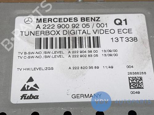 Radio MERCEDES-BENZ S-CLASS (W222, V222, X222) S 400 Hybrid / h (222.057, 222.157) | BP29525798E6 