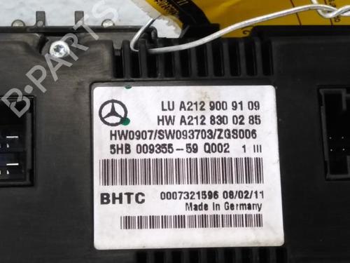 Climate control MERCEDES-BENZ E-CLASS (W212) E 250 CDI / BlueTEC (212.003, 212.004) | BP38856275I5  - Image 5