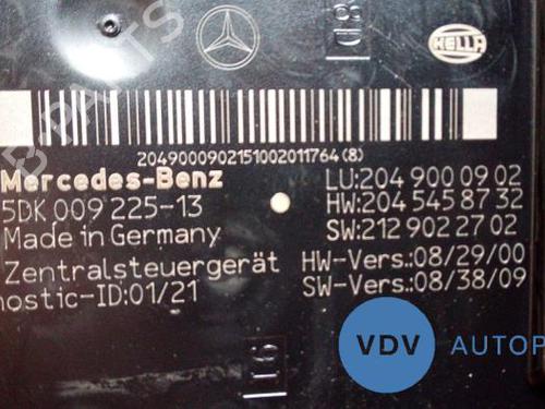 Electronic module MERCEDES-BENZ C-CLASS (W204) C 200 CDI (204.001) | BP25944843M83 