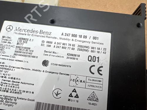 Electronic module MERCEDES-BENZ A-CLASS Saloon (V177) A 200 (177.187) | BP38819901M83 - Image 2