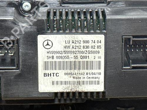 Climate control MERCEDES-BENZ E-CLASS (W212) E 250 CDI / BlueTEC (212.003, 212.004) | BP38847733I5 - Image 3
