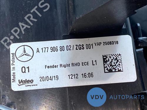 Right taillight MERCEDES-BENZ A-CLASS (W177) A 200 4-matic (177.088) | BP25952037C35 
