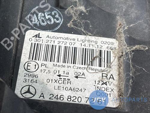 Left headlight MERCEDES-BENZ B-CLASS Sports Tourer (W246, W242) B 180 CDI (246.200) | BP29761546C28 