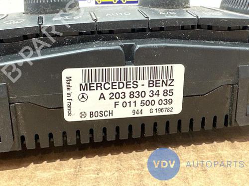 Climate control MERCEDES-BENZ C-CLASS (W203) C 200 CDI (203.007) | BP25948636I5 