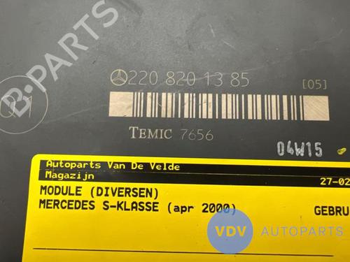 Control unit MERCEDES-BENZ S-CLASS (W220) S 500 (220.075, 220.175, 220.875) | BP25972883M11 