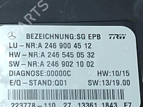 Electronic module MERCEDES-BENZ A-CLASS (W176) A 160 CDI / d (176.011) | BP39230288M83 - Image 3