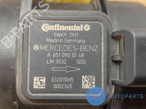 Mass air flow sensor MERCEDES-BENZ C-CLASS (W204) C 180 CDI (204.000) | BP25949526M95 