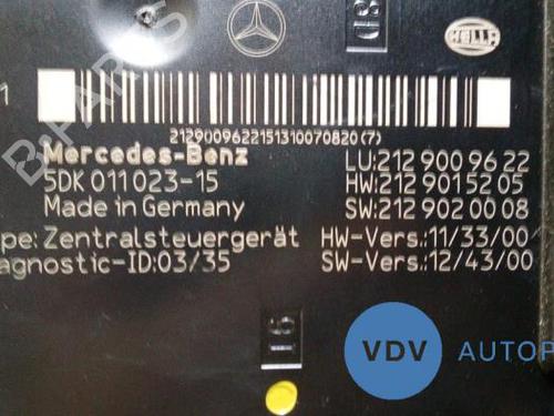 Elektronisk modul MERCEDES-BENZ E-CLASS (W212) E 250 CDI / BlueTEC (212.003, 212.004) | BP25943698M83 