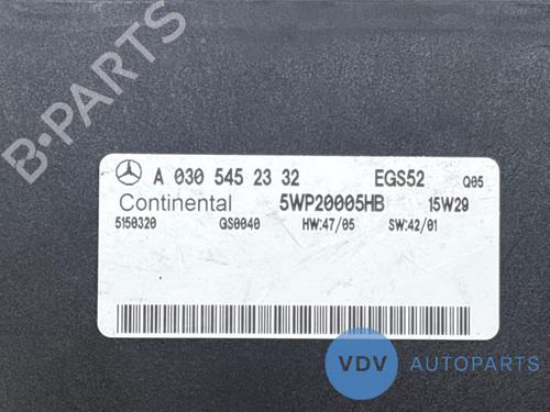 Control unit MERCEDES-BENZ C-CLASS (W202) C 200 CDI (202.134) | BP27395123M11 