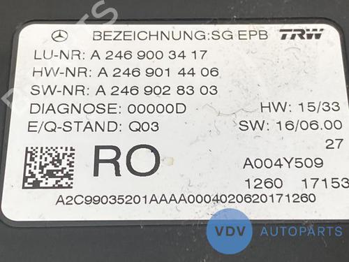 Electronic module MERCEDES-BENZ B-CLASS Sports Tourer (W246, W242) B 200 CDI / d (246.208) | BP25952667M83 