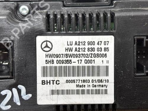 Climate control MERCEDES-BENZ E-CLASS (W212) E 350 BlueTEC 4-matic (212.094) | BP38822769I5 - Image 4