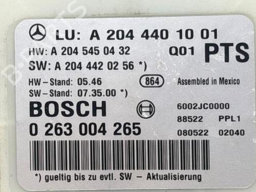 Control unit MERCEDES-BENZ C-CLASS (W204) C 200 CDI (204.001) | BP38854023M11 - Image 6
