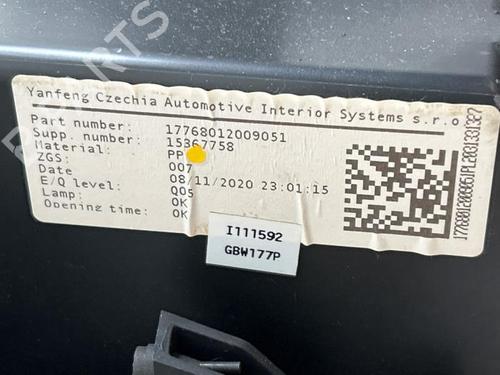 Handskerum MERCEDES-BENZ A-CLASS (W177) A 180 (177.084) | BP38822515C95 - Image 3