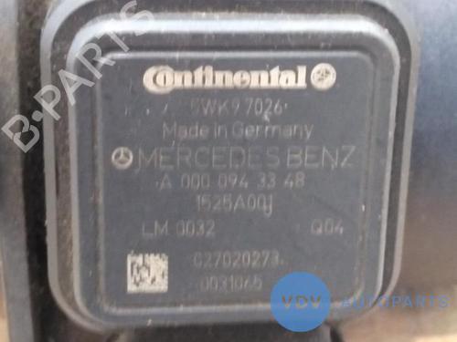 Mass air flow sensor MERCEDES-BENZ A-CLASS (W169) A 180 CDI (169.007, 169.307) | BP25947919M95 