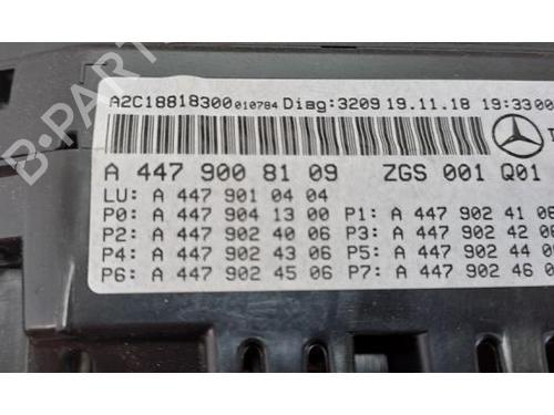 Instrument cluster MERCEDES-BENZ V-CLASS (W447) V 200 CDI / d (447.811, 447.813, 447.815) | BP38838080C47 - Image 4