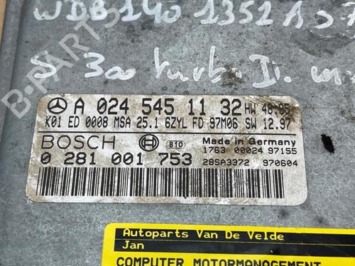 Engine control unit (ECU) MERCEDES-BENZ E-CLASS (W210) E 200 (210.035) | BP38830184M57 - Image 2