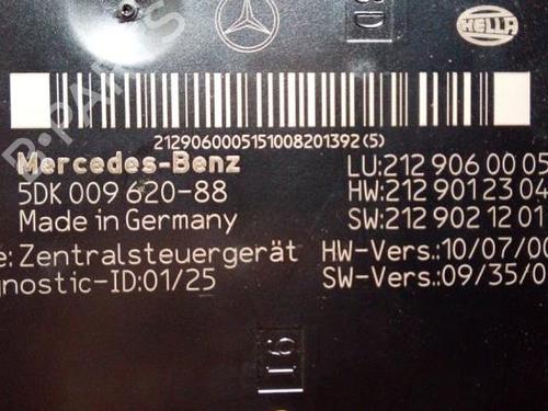 Electronic module MERCEDES-BENZ E-CLASS (W212) E 350 CDI 4-matic (212.089) | BP38855326M83 - Image 3