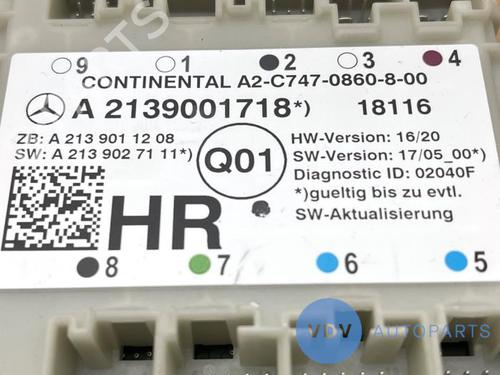 Electronic module MERCEDES-BENZ E-CLASS (W213) E 200 (213.080) | BP29466334M83 