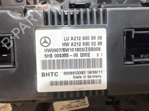 Climate control MERCEDES-BENZ E-CLASS T-Model (S212) E 220 CDI / BlueTEC (212.202, 212.201) | BP38830100I5 - Image 6
