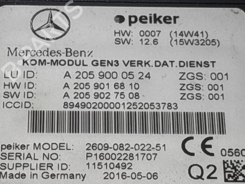 Electronic module MERCEDES-BENZ E-CLASS Convertible (A207) E 220 CDI (207.402) | BP38827843M83 - Image 3